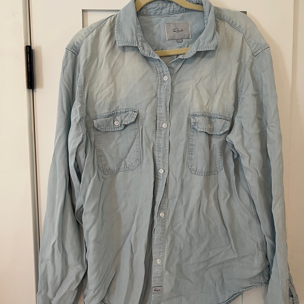 Rails Sky Blue Denim Shirt